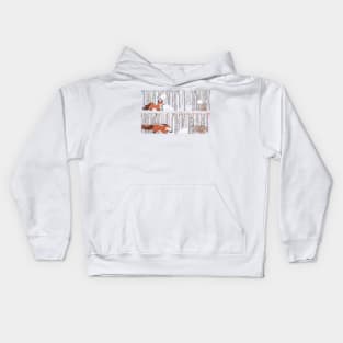 A winter Race Kids Hoodie